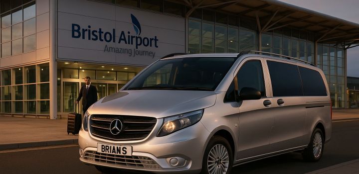 alt="Swindon to Bristol Airport transfer executive car"
